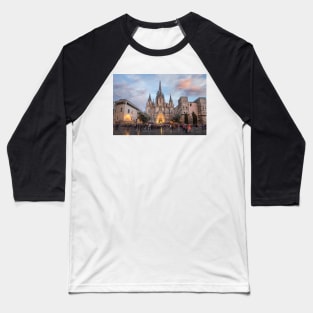 Barcelona Cathedral - Catedral de la Santa Cruz y Santa Eulalia Baseball T-Shirt